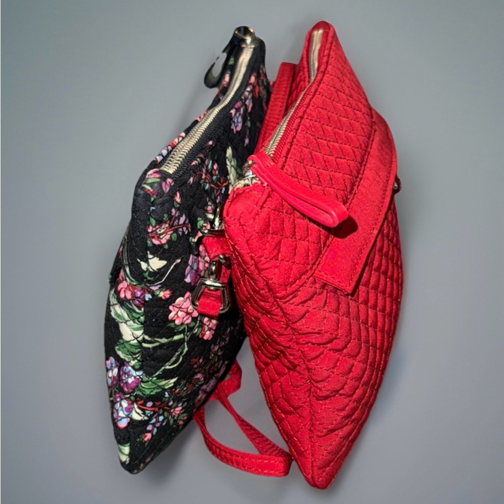 Vera Bradley Red and Black Crossbody Bags